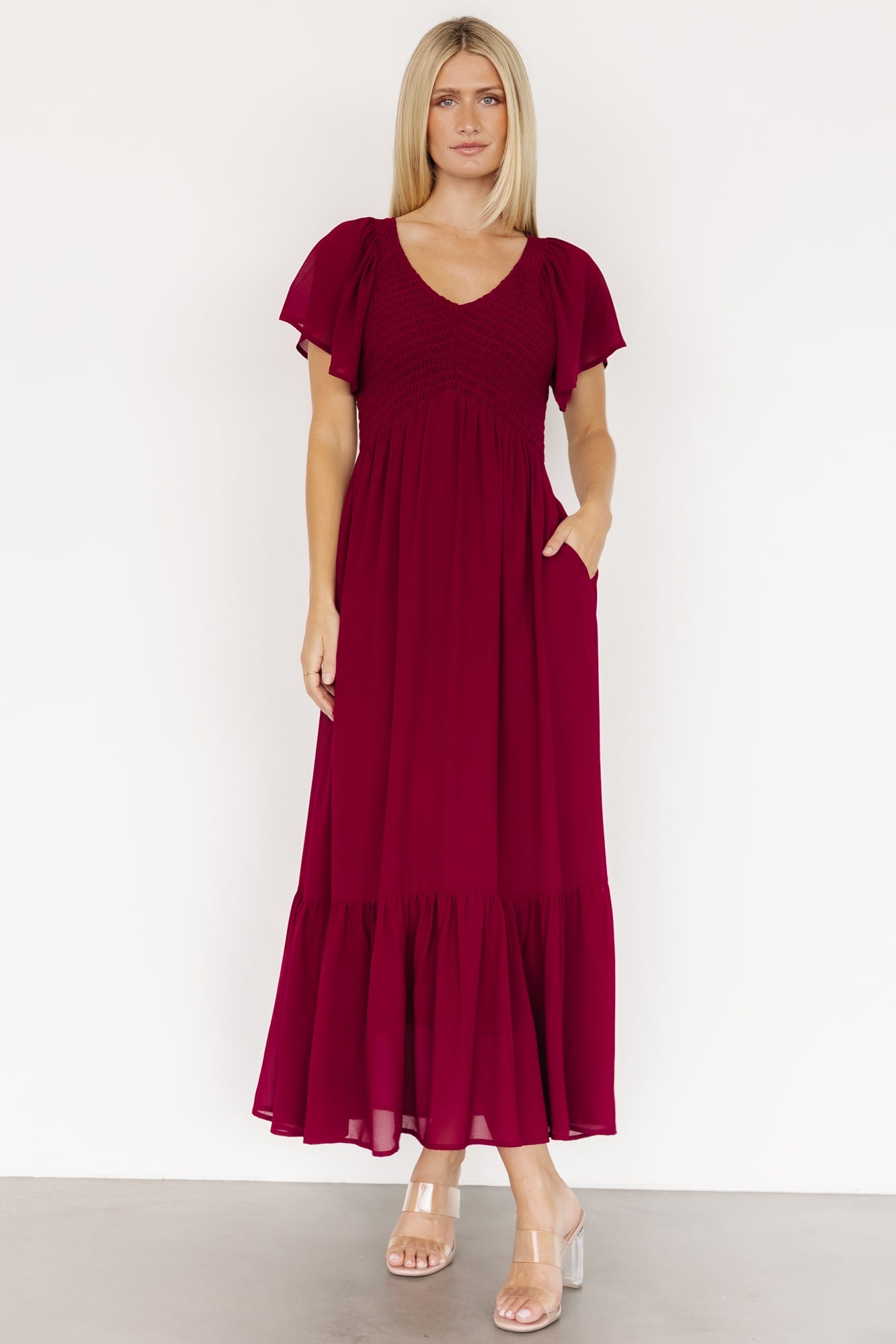 Monica Smocked Dress | Mulberry