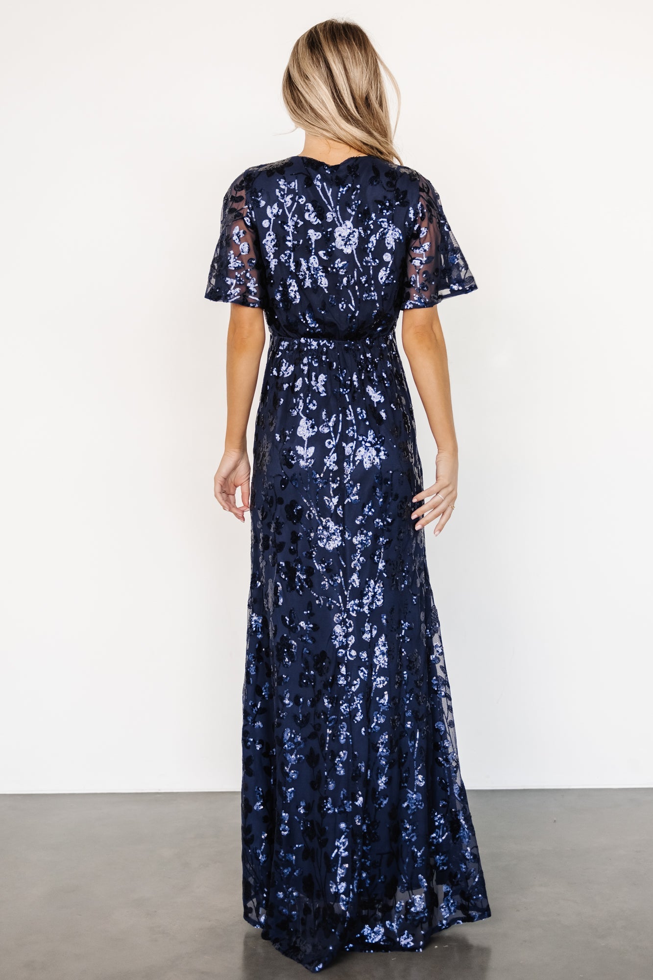 Esme Sequin Dress | Navy