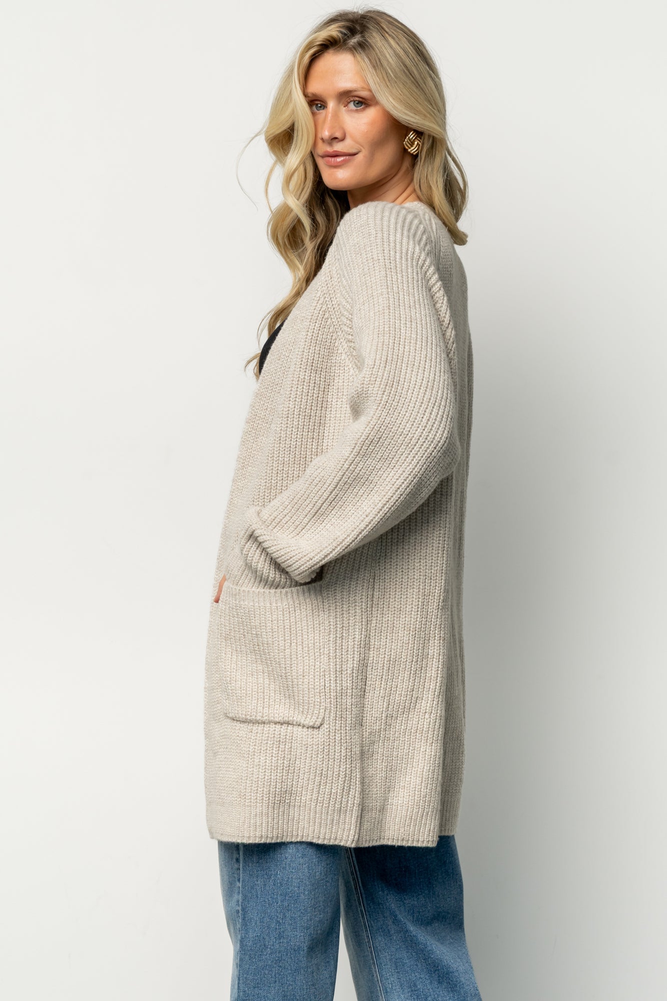 Frankel Pocket Cardigan | Natural