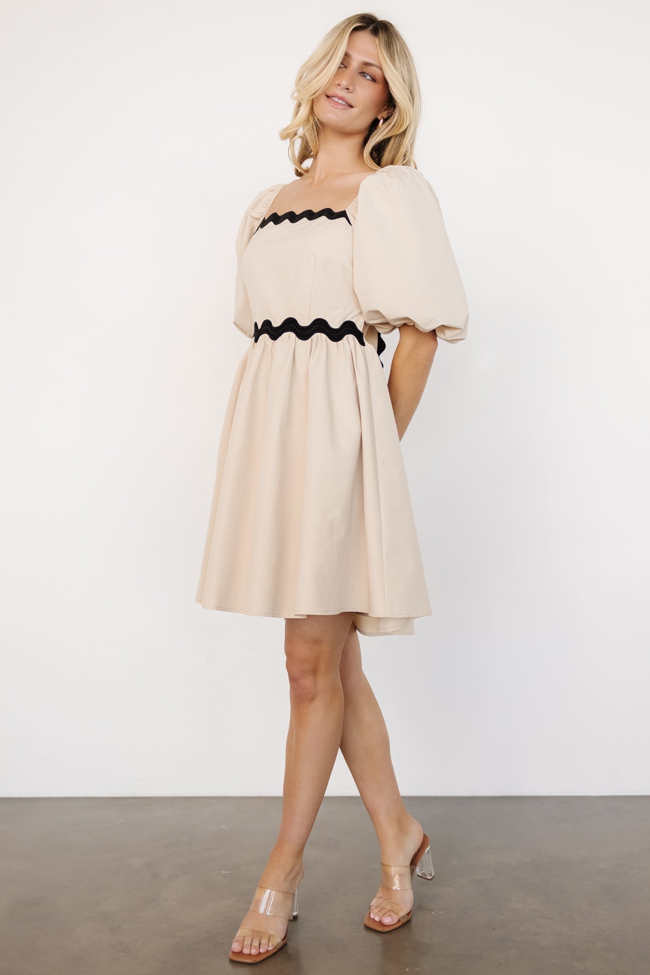 Cecelia Short Dress | Sand
