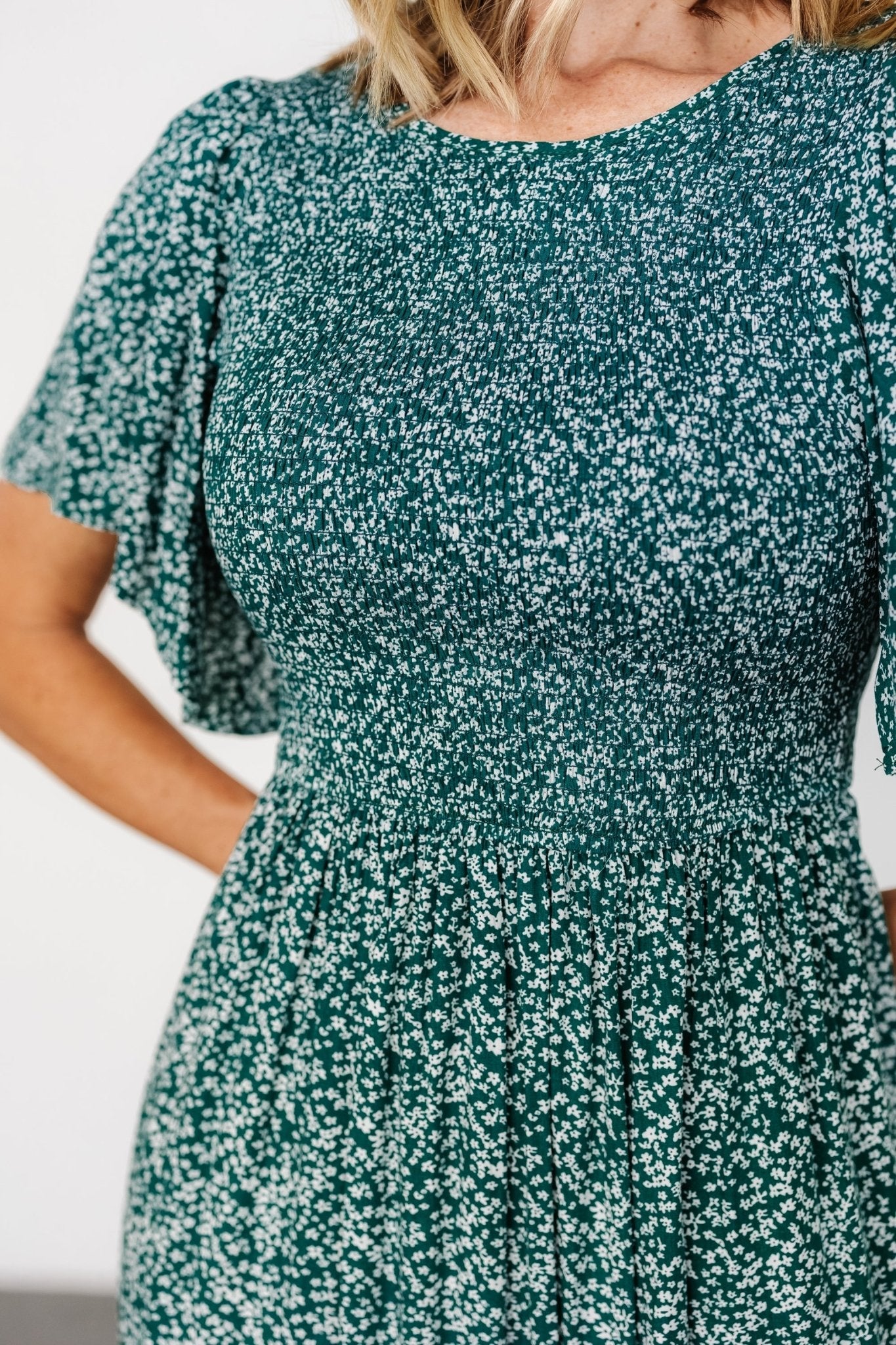 Eliza Maxi Dress | Green Print