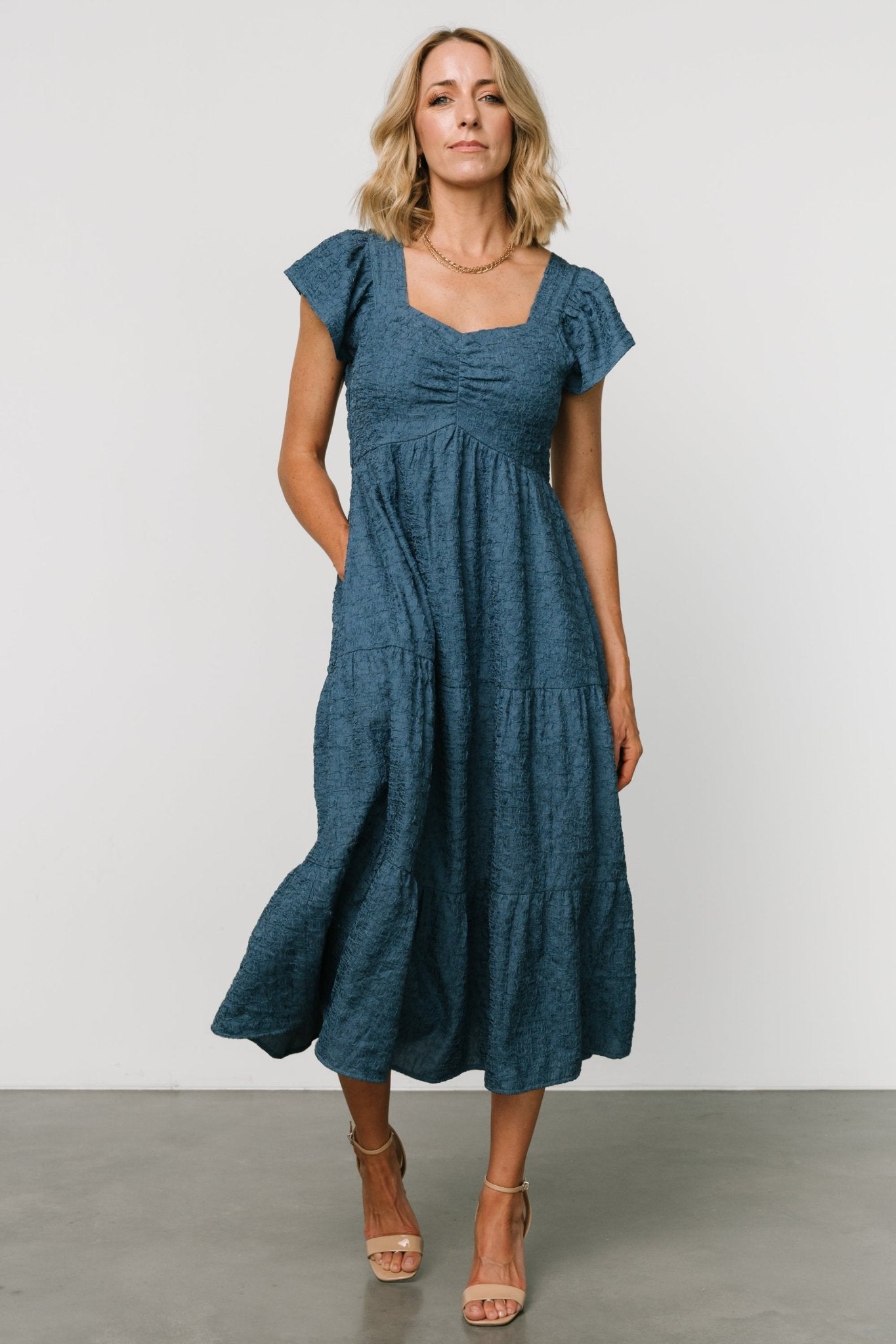 Kesler Midi Dress | Blue