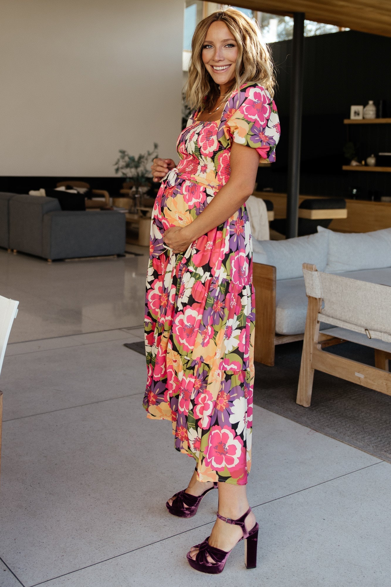 Mazatlan Maxi Dress | Vibrant Floral