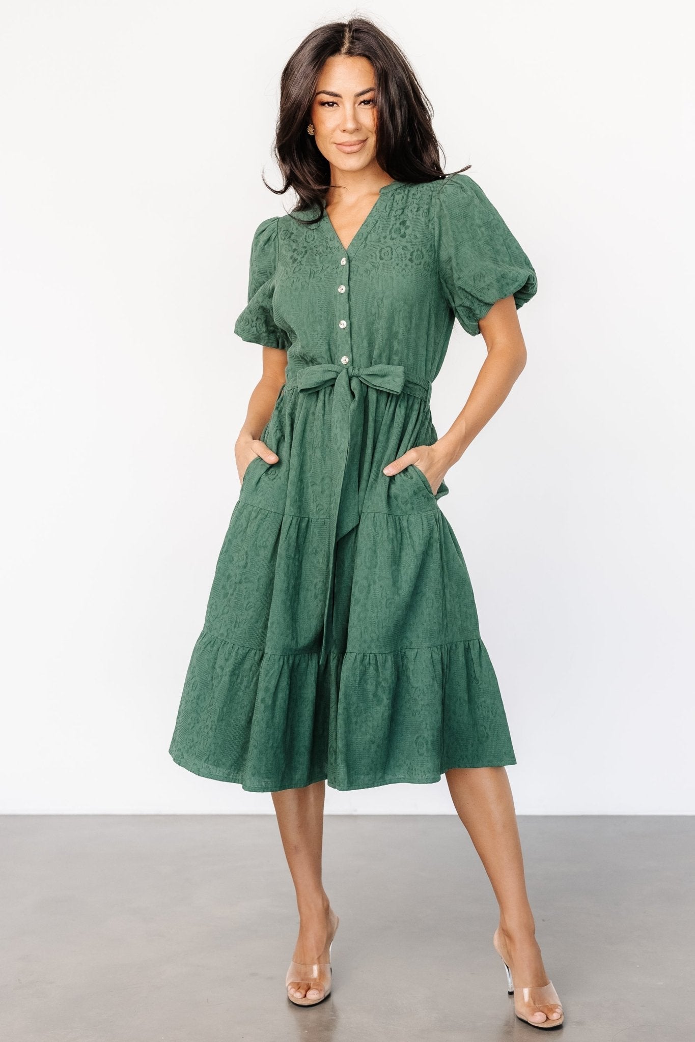 Philippa Midi Dress | Green