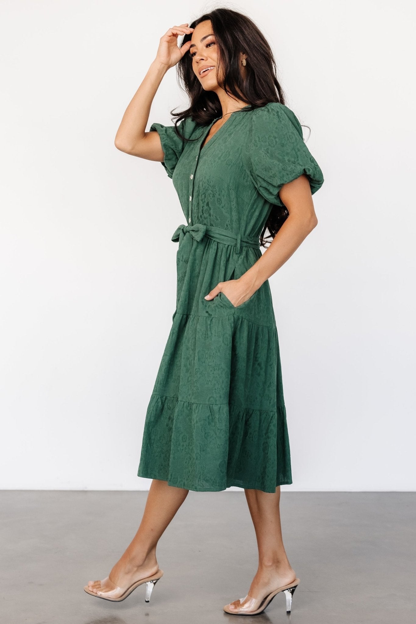 Philippa Midi Dress | Green