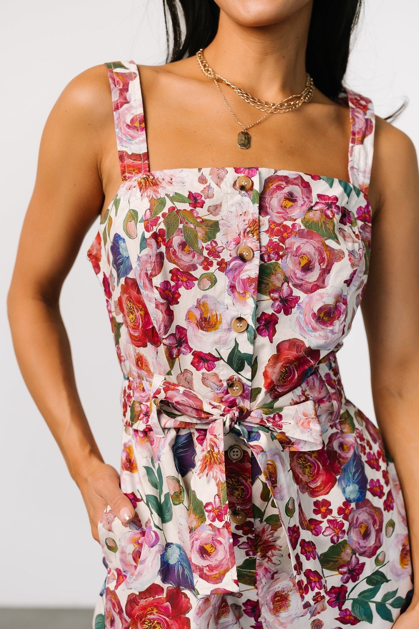 Zariah Romper | Multi Floral