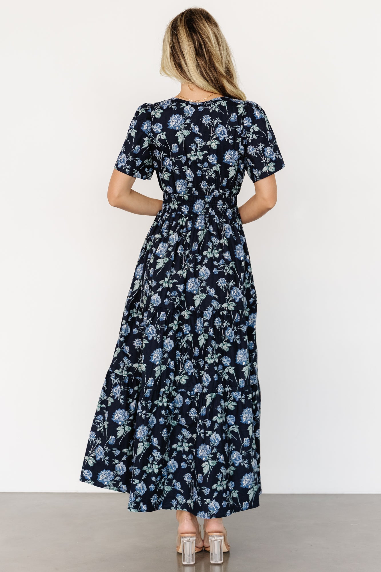 Kristin Maxi Dress | Navy Floral