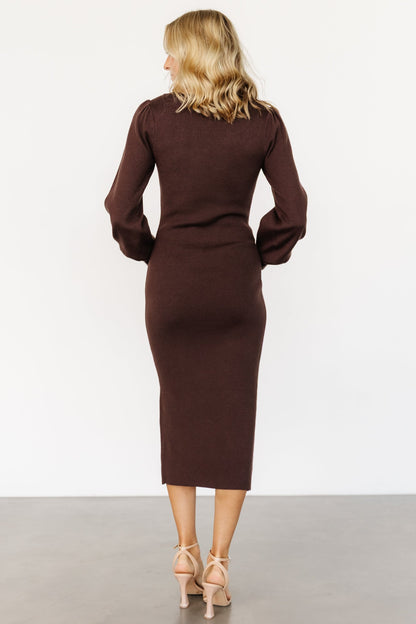 Kori Sweater Dress | Brown