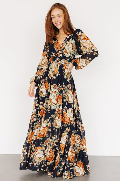 Johanna Maxi Dress | Midnight Floral