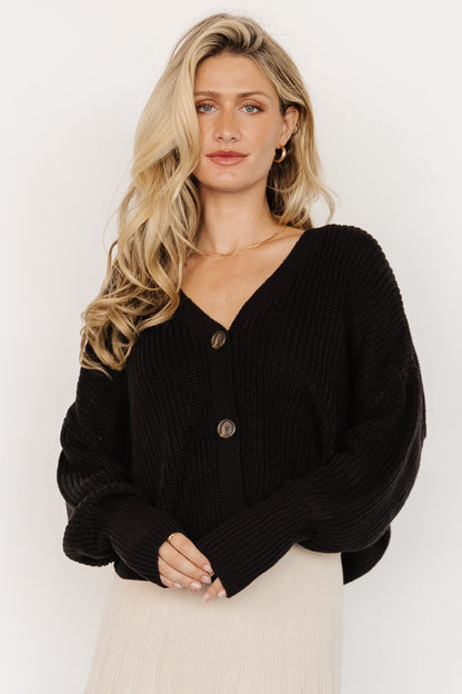 Gracie Knit Cardigan | Black