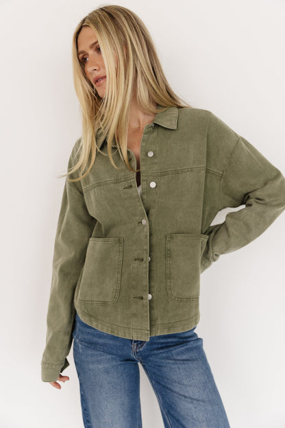 Finn Lightweight Jacket | Olive