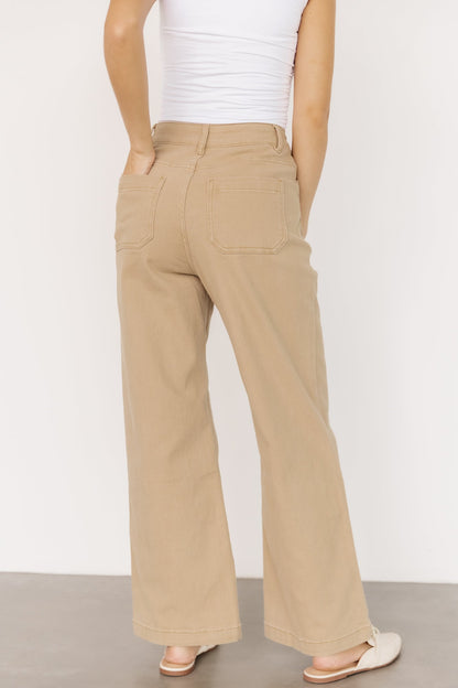 Emery Denim Pants | Natural