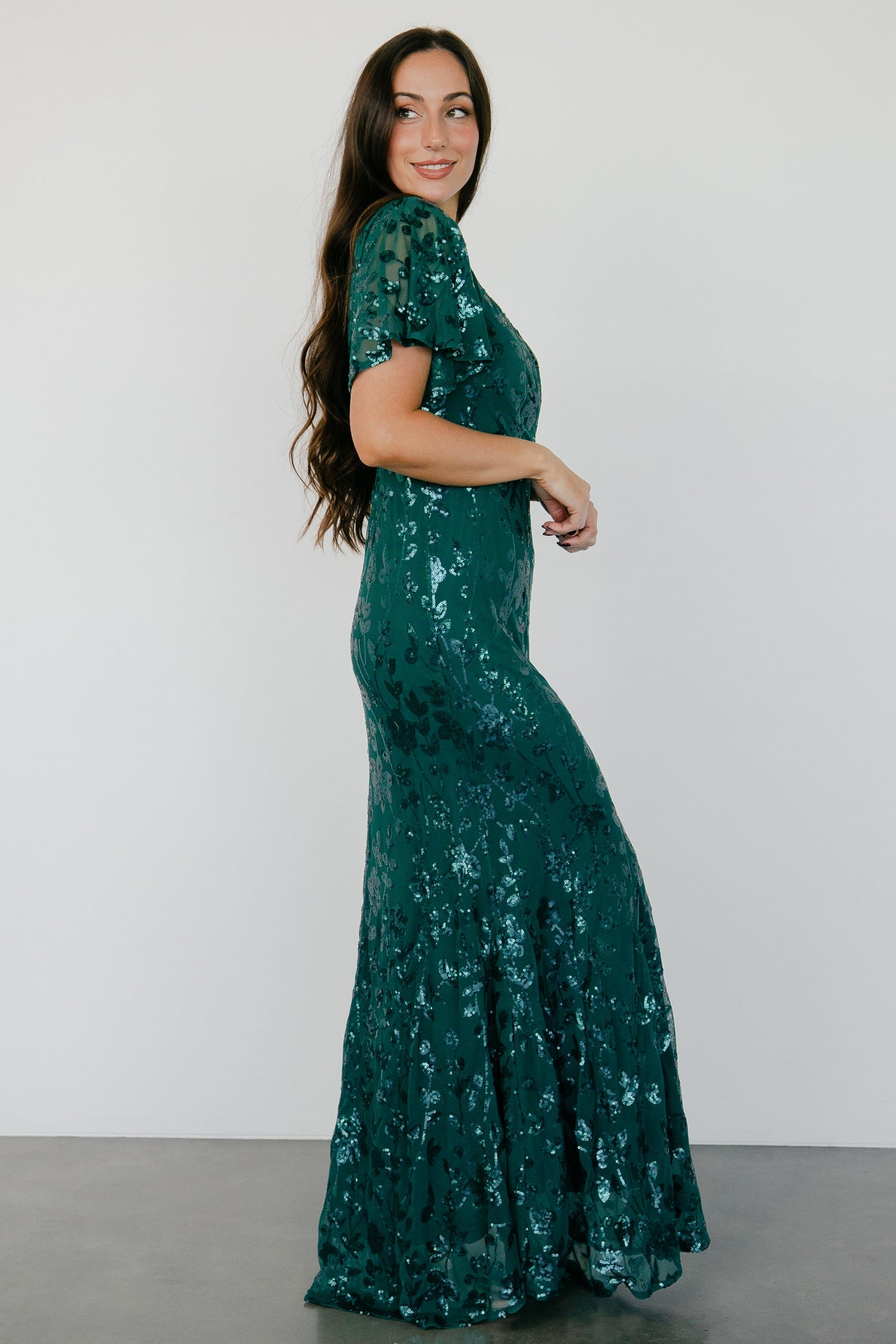 Esme Sequin Dress | Emerald