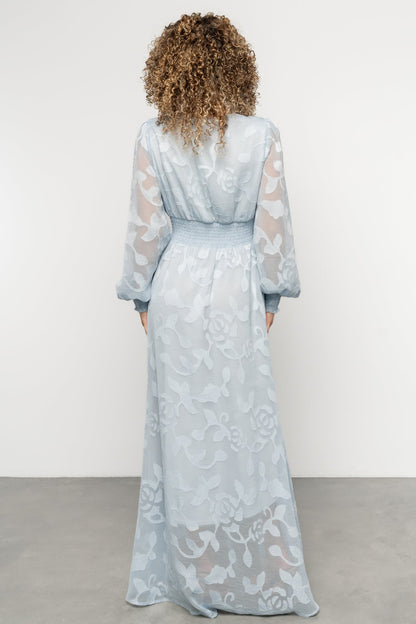 Daniella High Low Maxi Dress | Light Blue