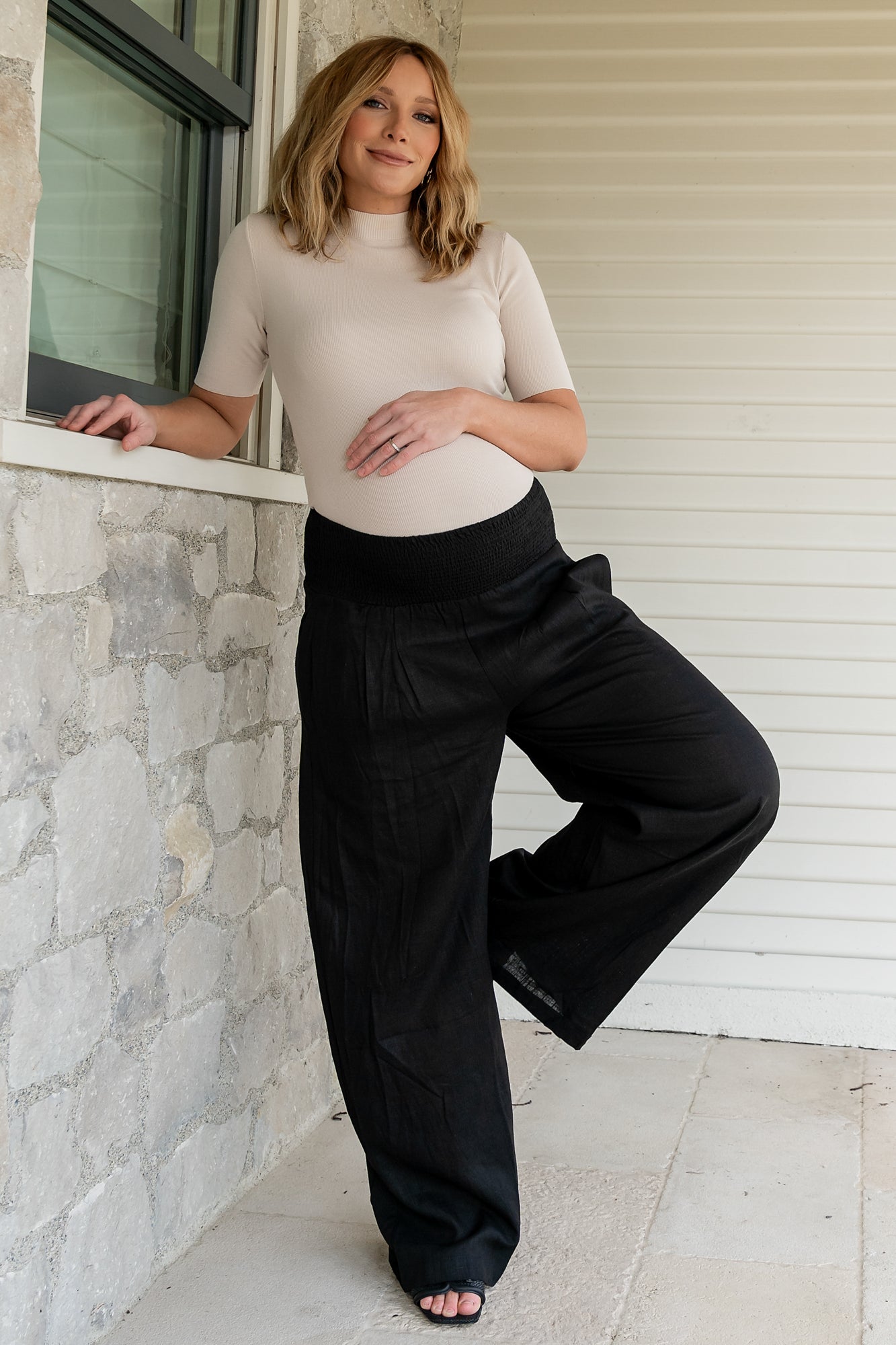 Libby Knit Top | Ivory