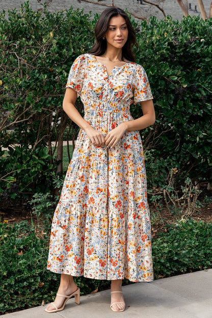 Claudia Maxi Dress | Multi Floral