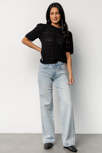 Riley Mid Rise Relaxed Fit Jeans | Light Wash