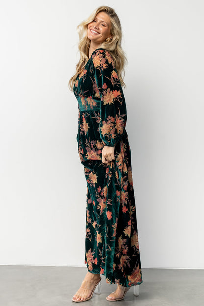 Elina Maxi Dress | Jade Multi Floral