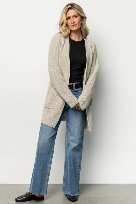 Frankel Pocket Cardigan | Natural