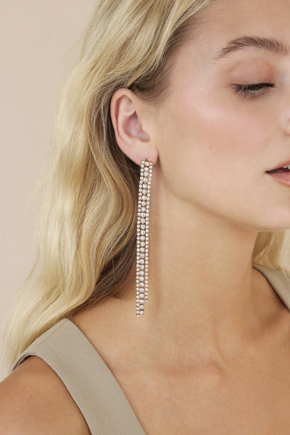 Your Moment Crystal Dangle Earrings