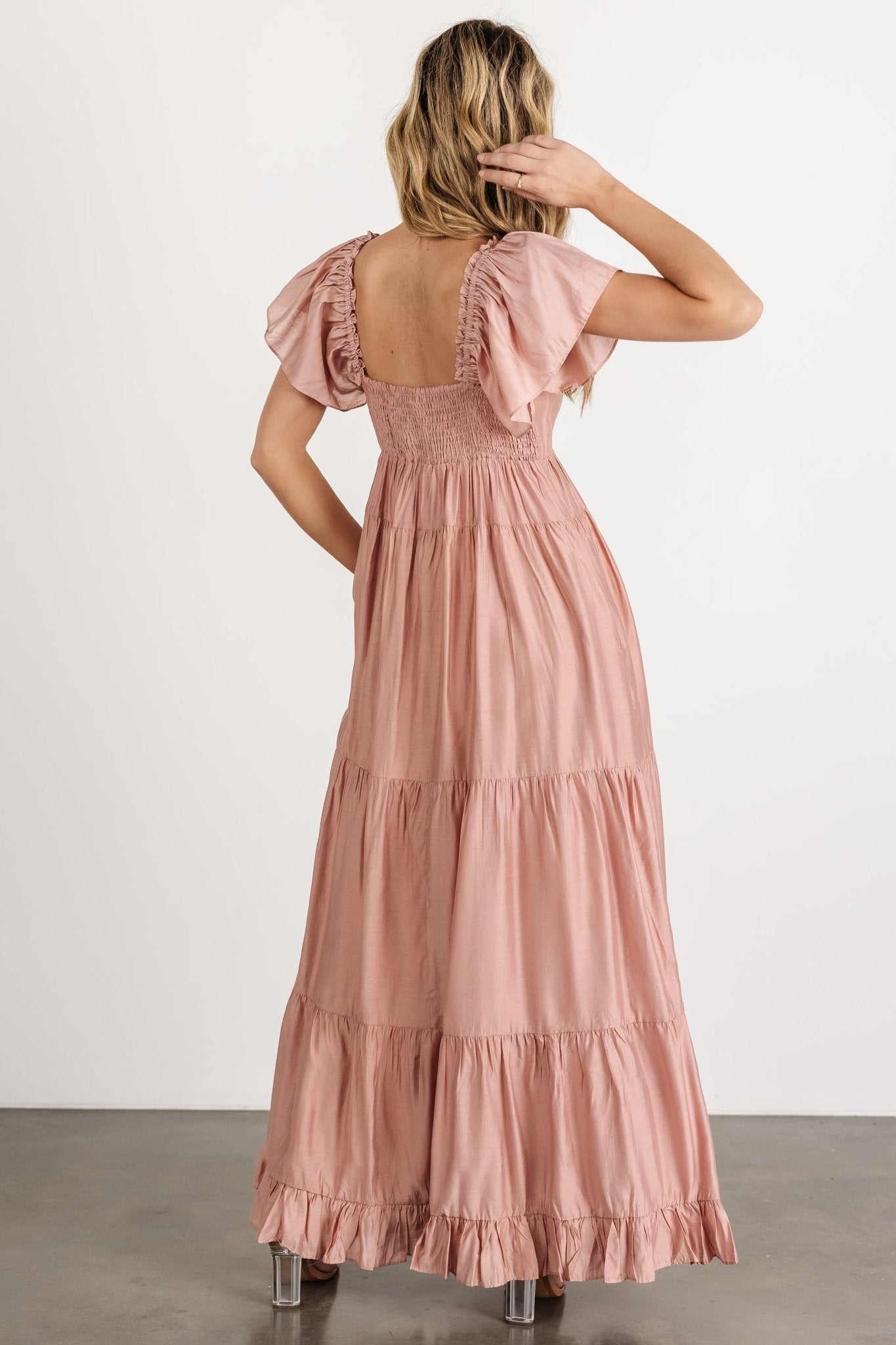 Agatha Maxi Dress | Dusty Mauve
