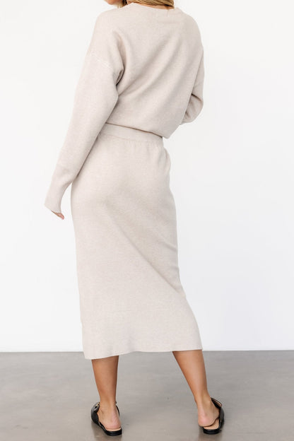 Ali Knit Skirt | Taupe