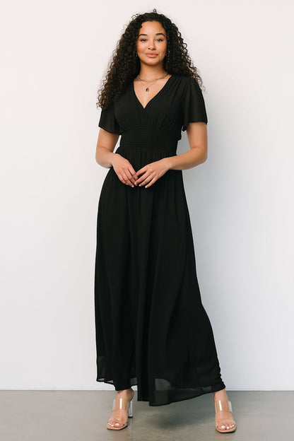 Birdie Maxi Dress | Black