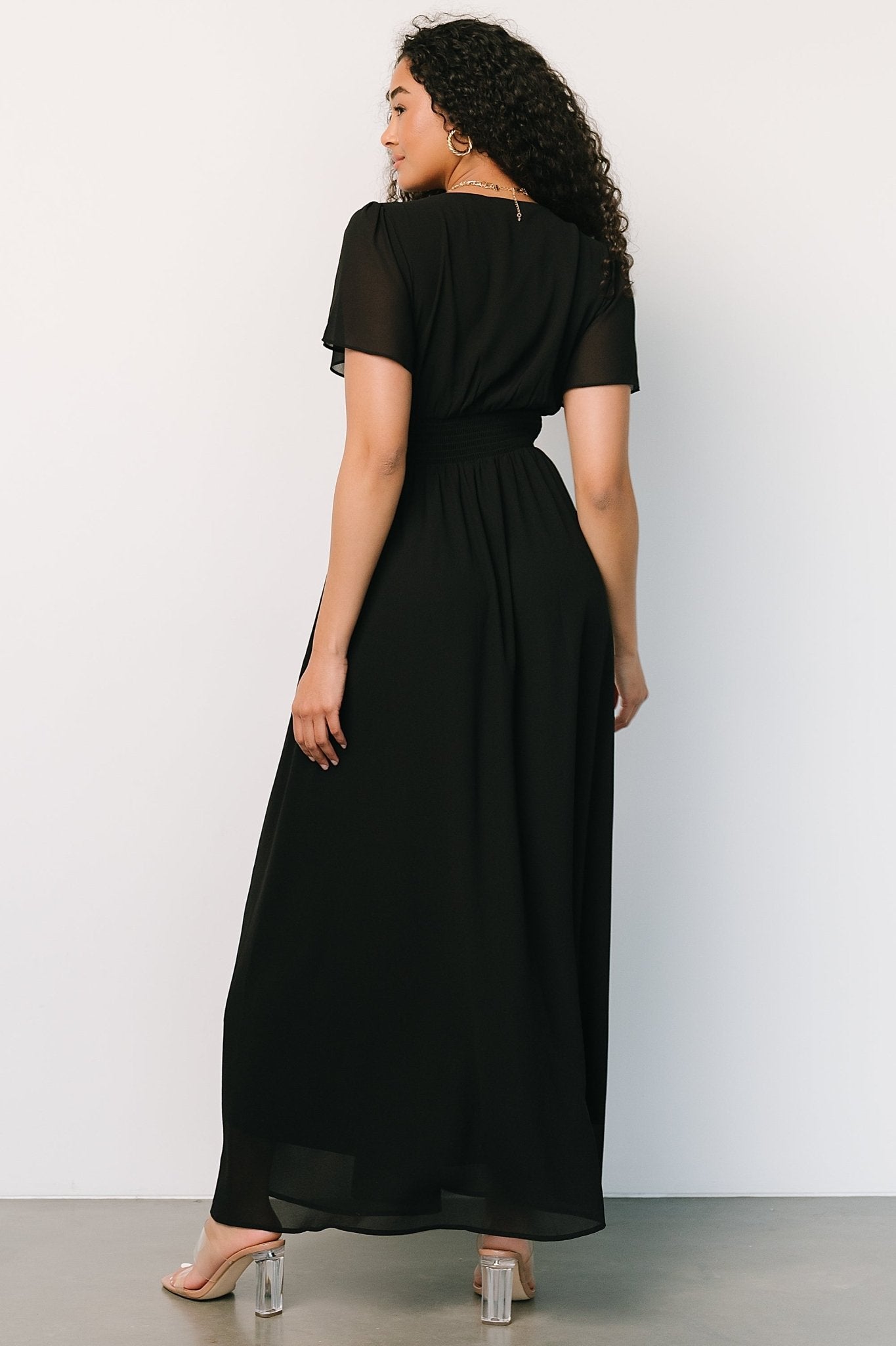 Birdie Maxi Dress | Black