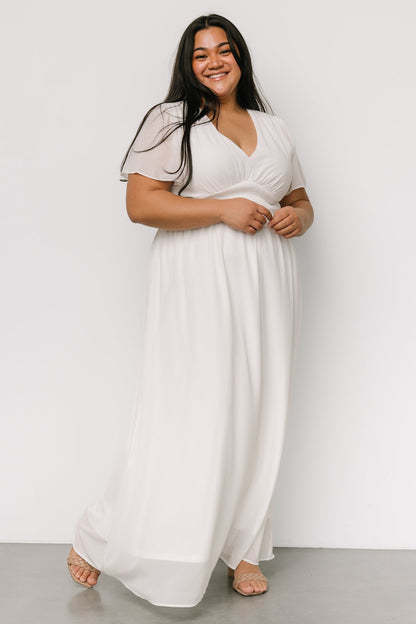 Birdie Maxi Dress | White