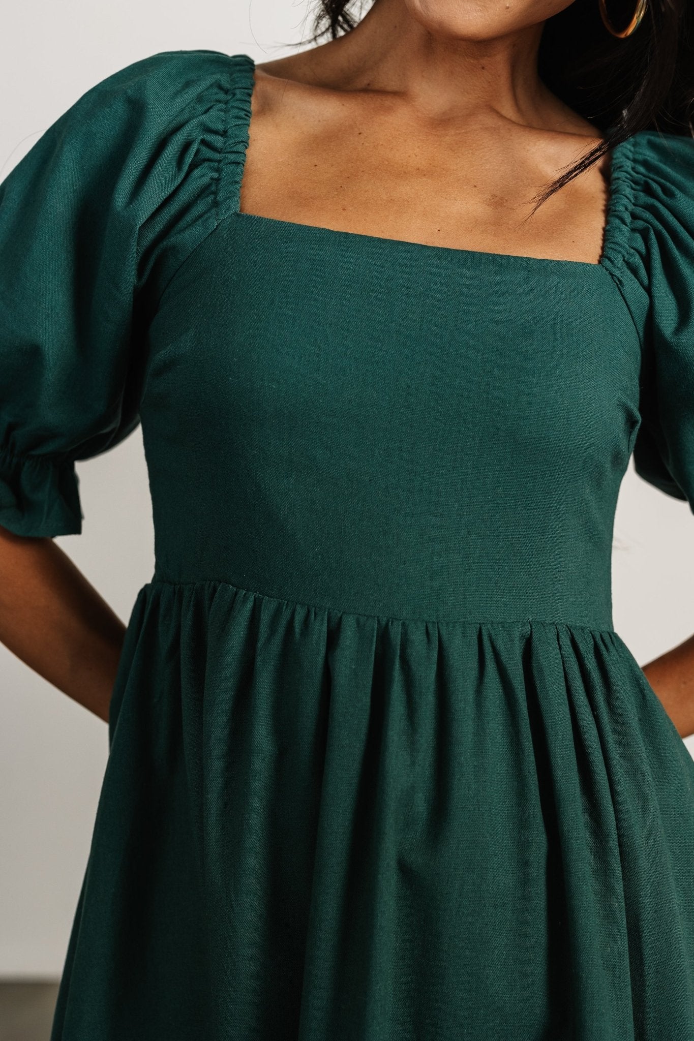 Britton Midi Dress | Evergreen