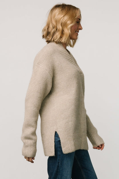 Calgary Oversized Sweater | Oatmeal