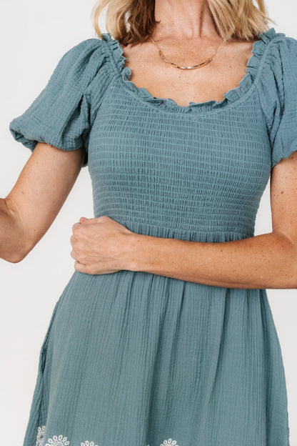 Carrington Maxi Dress | Vintage Teal