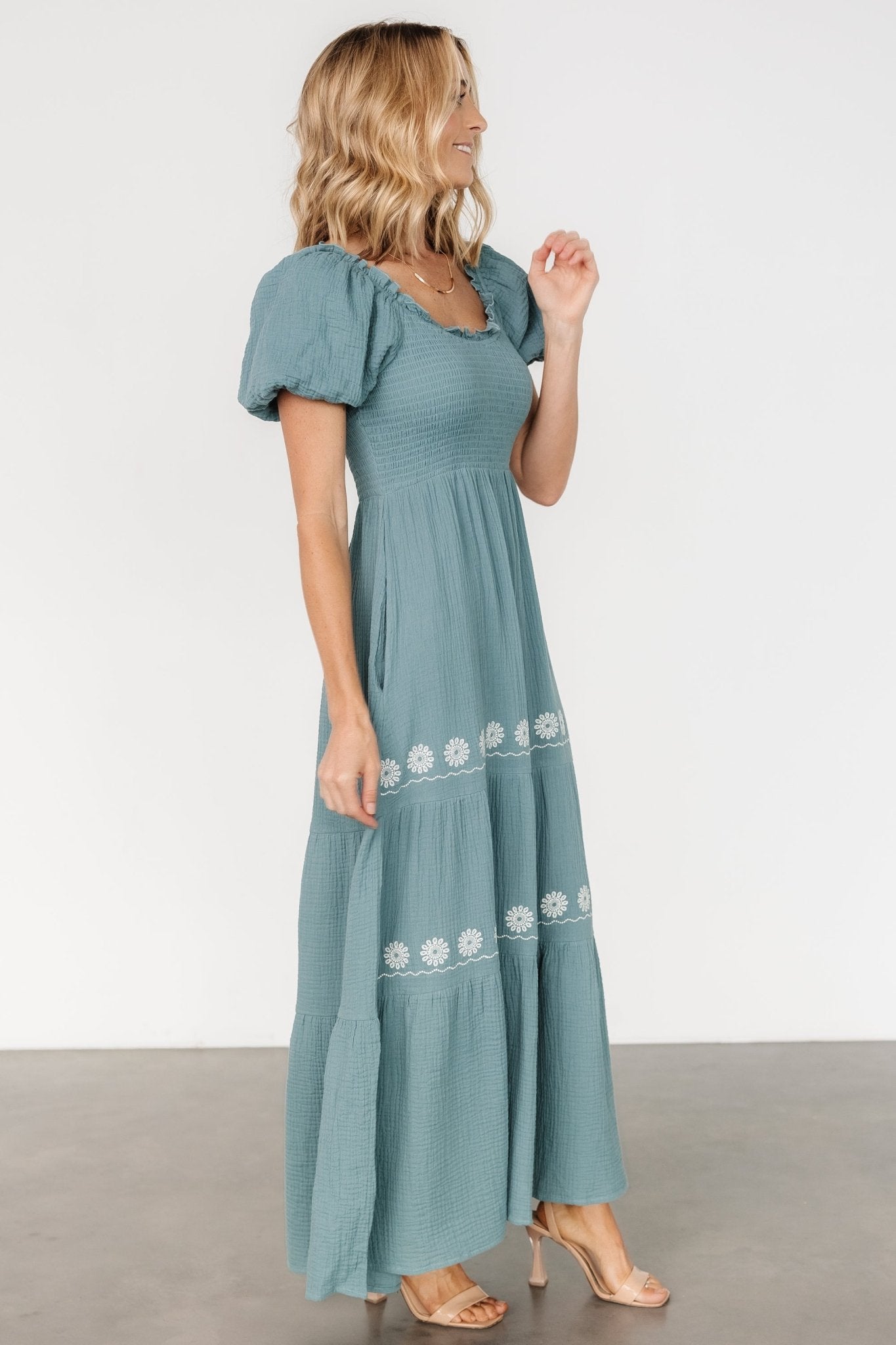 Carrington Maxi Dress | Vintage Teal