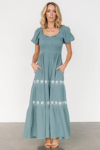 Carrington Maxi Dress | Vintage Teal