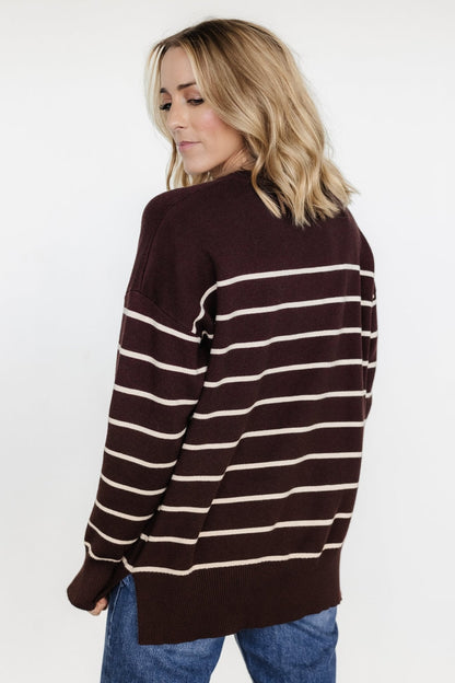 Colmar Striped Sweater | Clove + Cream