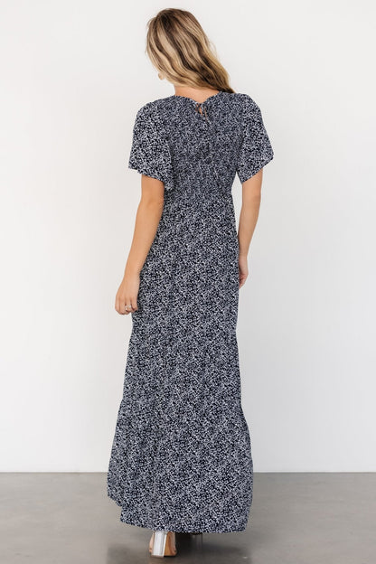 Eliza Maxi Dress | Midnight Print
