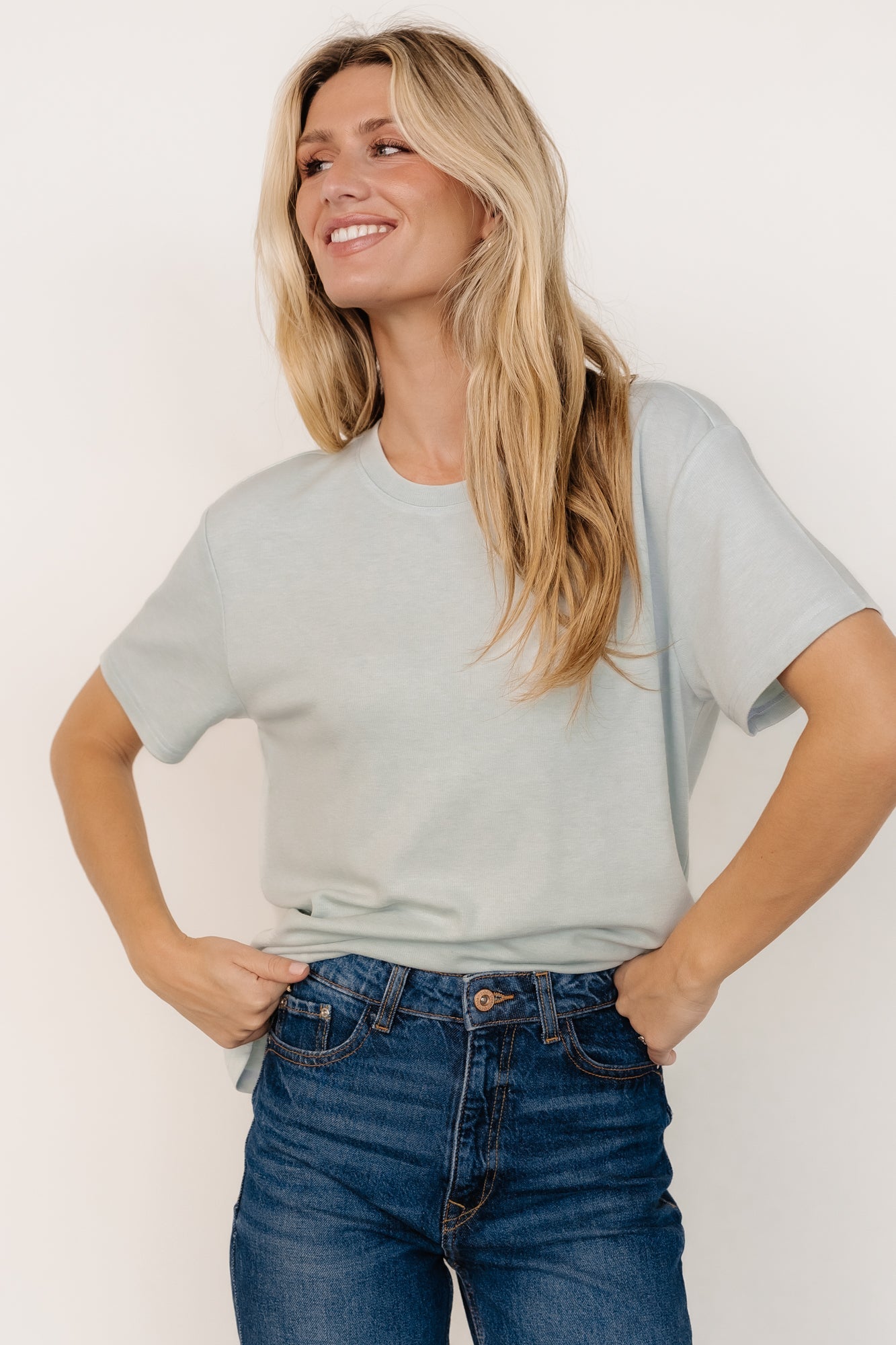 Elliot Relaxed Tee | Pale Mint