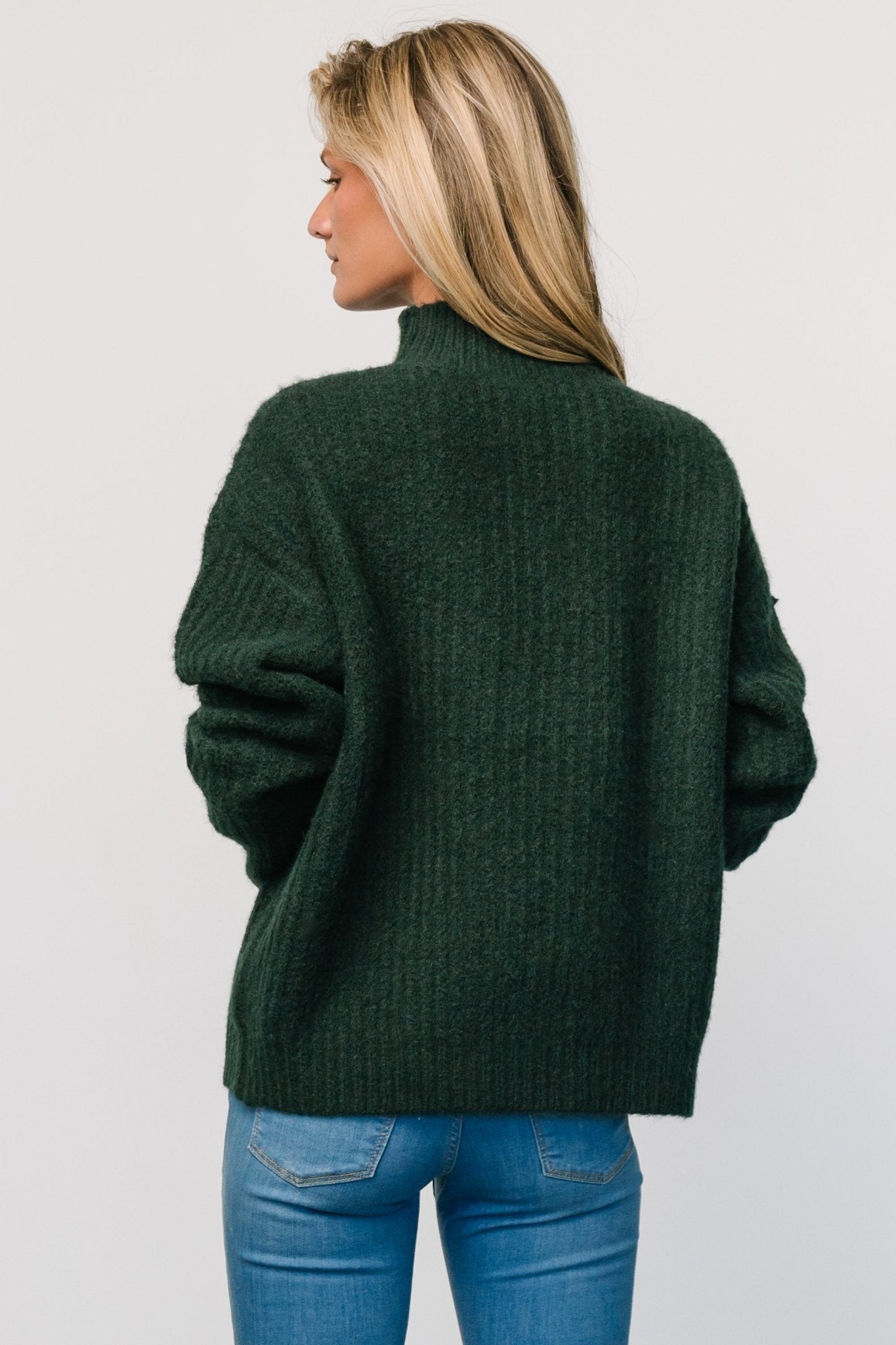 Fallon Sweater | Dark Green
