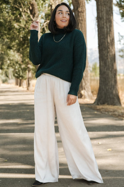 Fallon Sweater | Dark Green