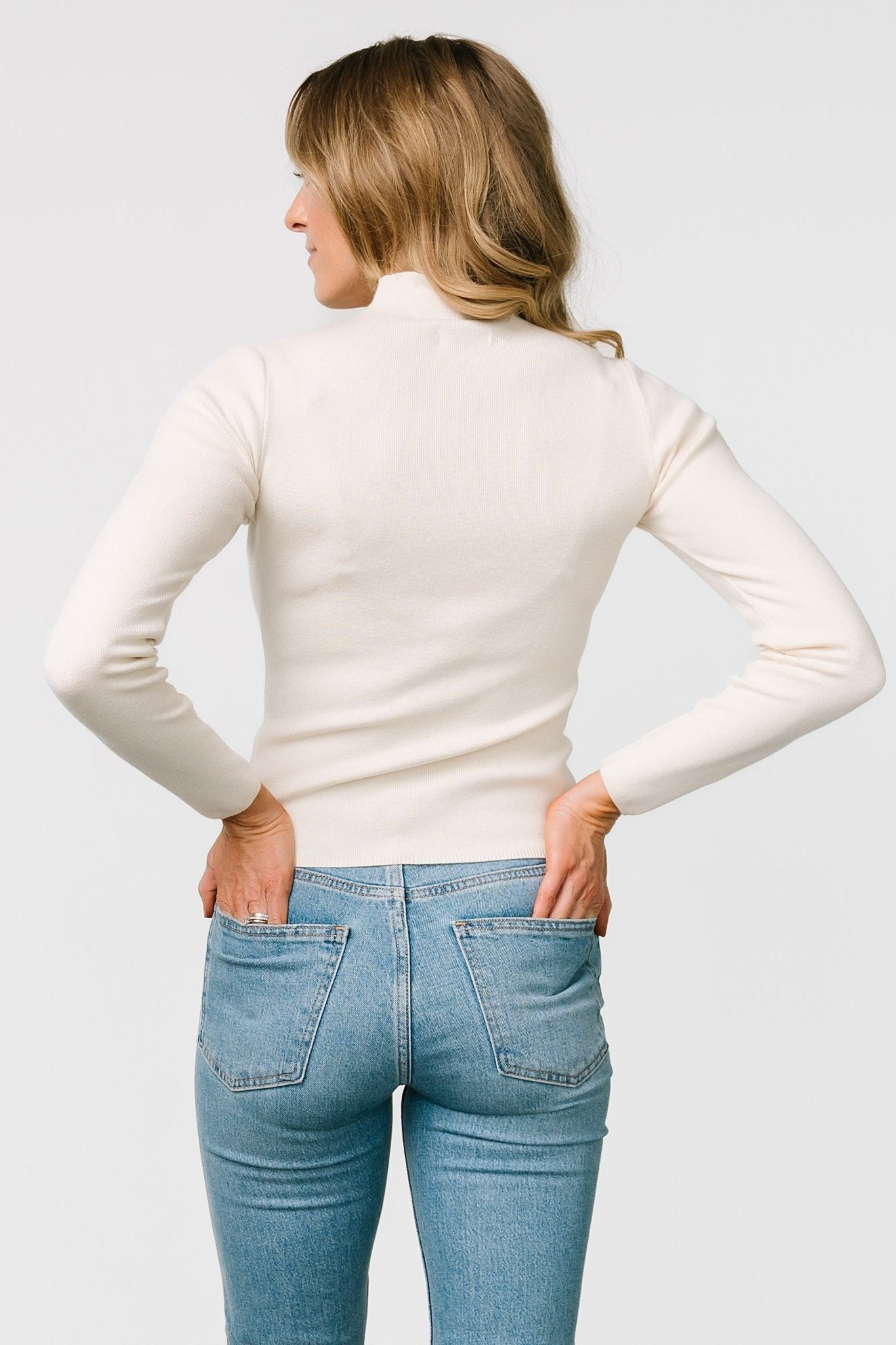 Frances Knit Top | Ivory