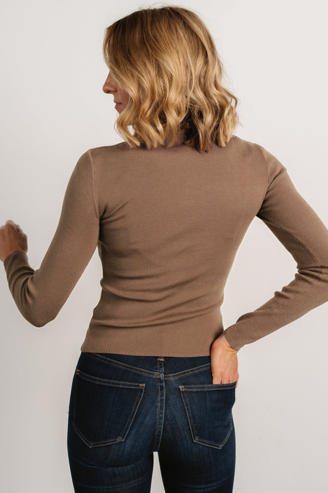 Frances Knit Top | Mocha