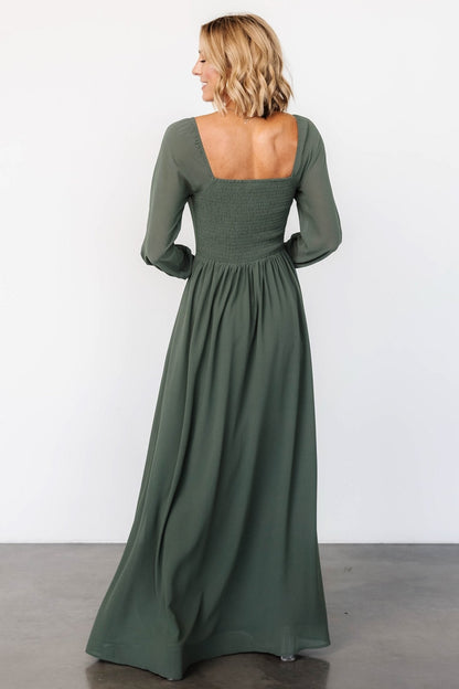 Giselle Maxi Dress | Dark Sage