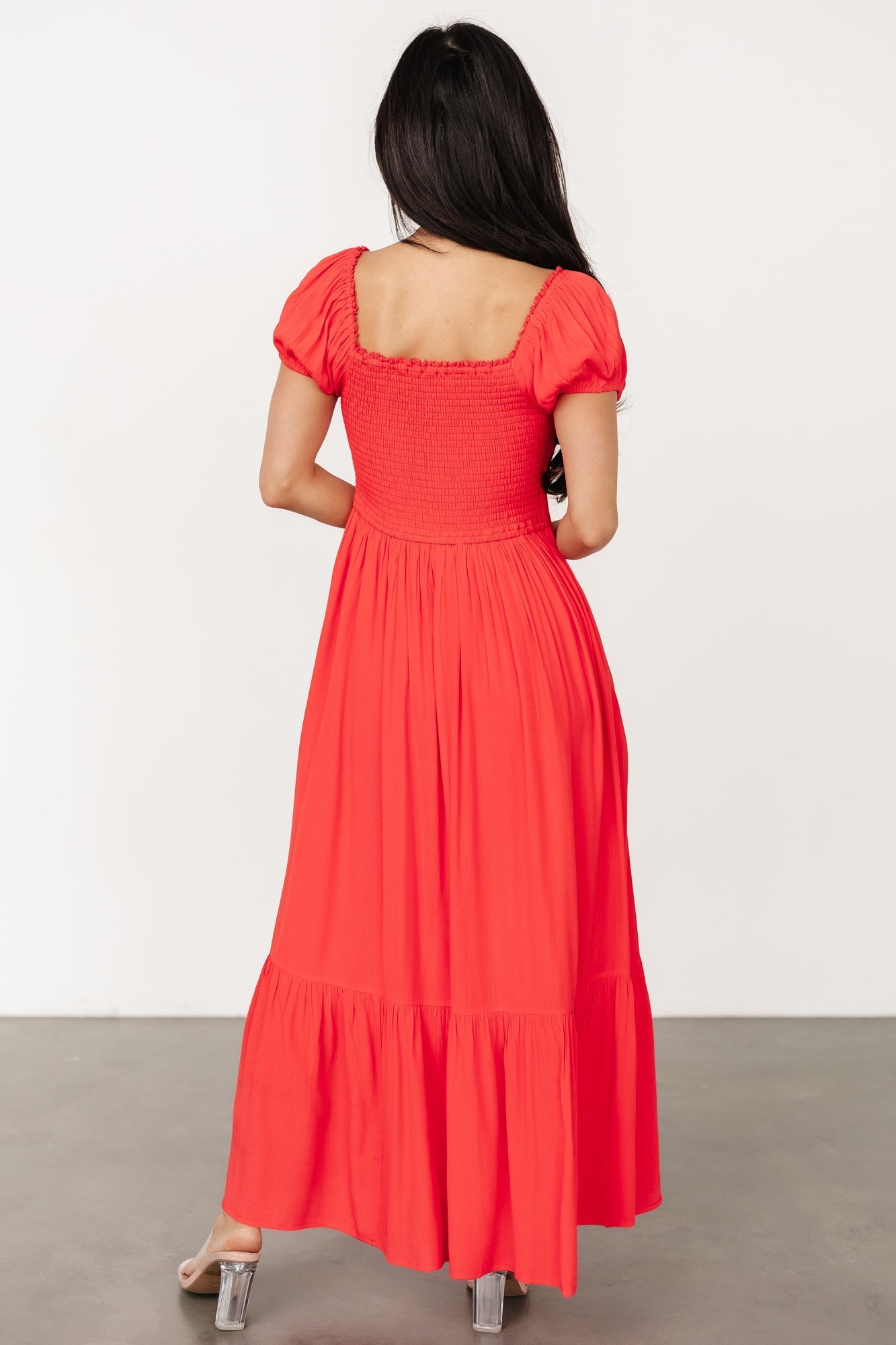 Ilona Maxi Dress | Cherry Red