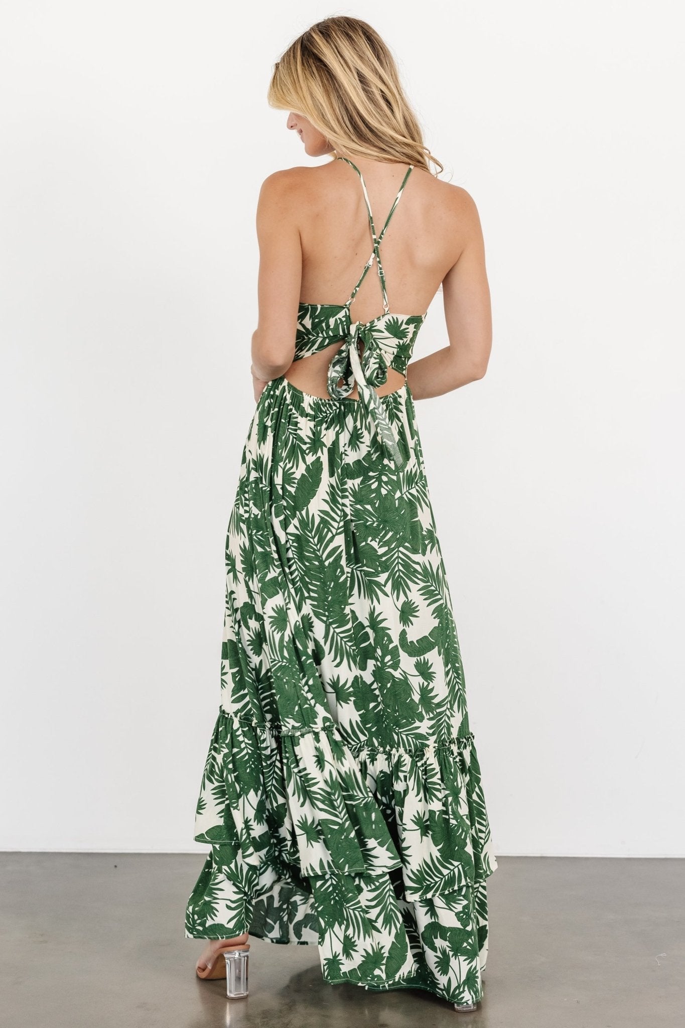 Indio Maxi Dress | Green Print