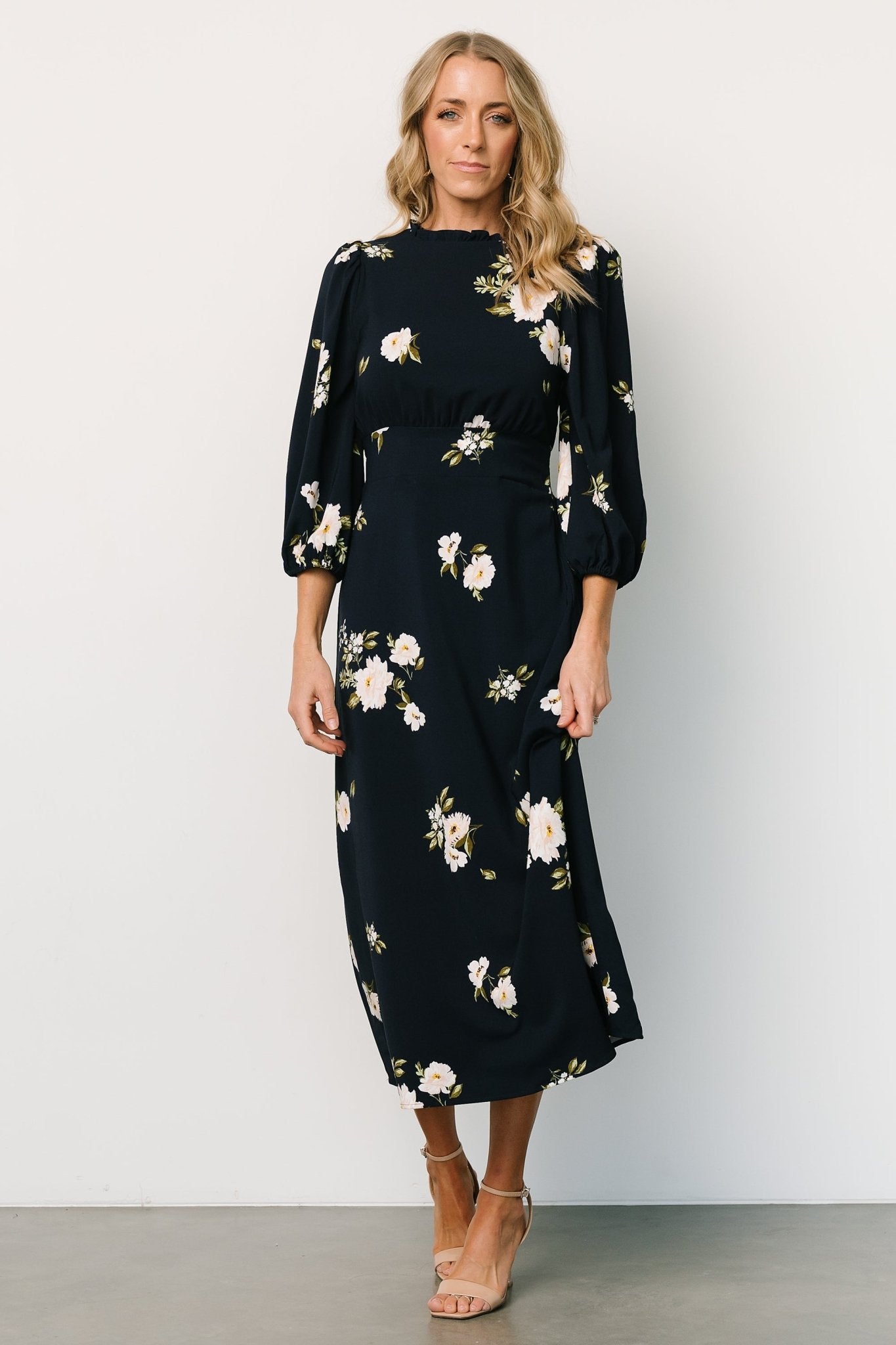 Karalie Maxi Dress | Navy Floral