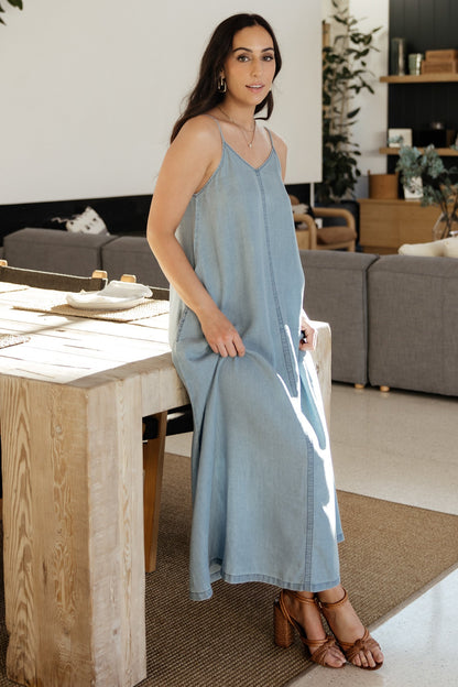 Kyla Maxi Dress | Denim