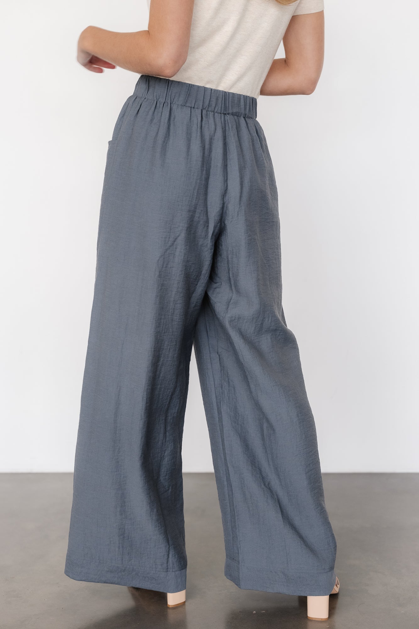 Leza Pants | Slate Blue