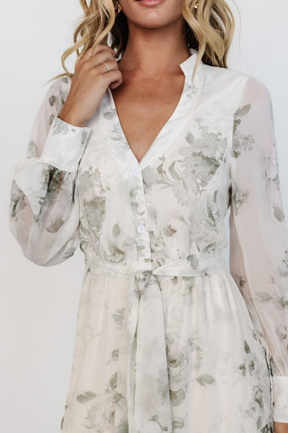 Lizette Maxi Dress | Sage Print