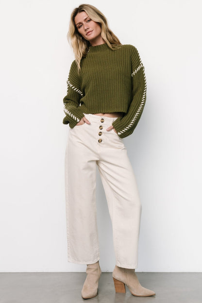 Madden Knit Sweater | Olive