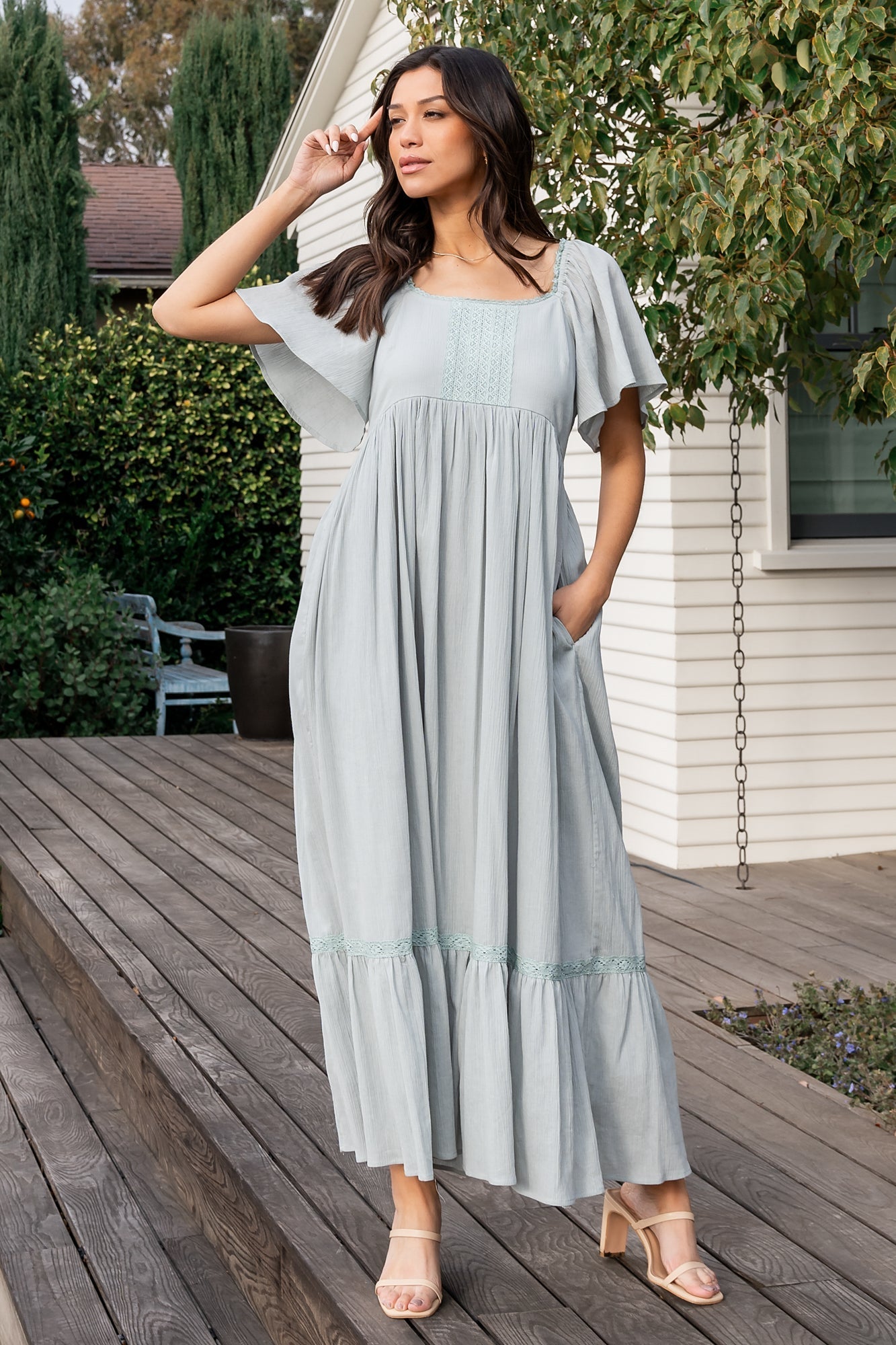 Maeve Maxi Dress | Dusty Sage